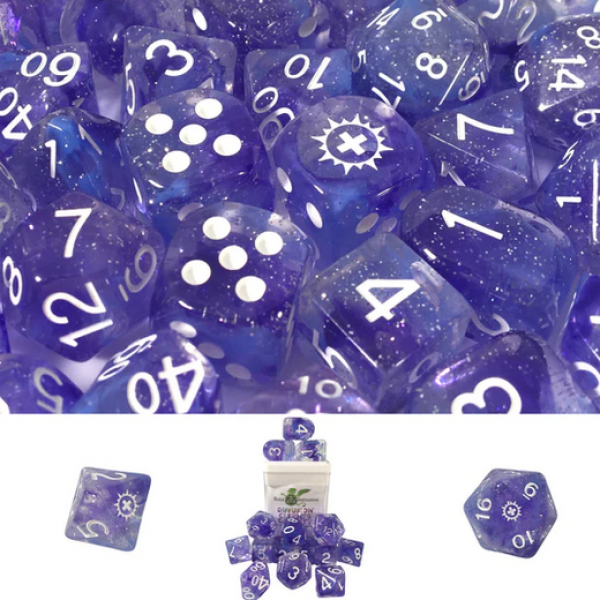 Polyhedral Dice Set: Diffusion Clerics Divinity with Symbol dice w/ Archd4 & Balanced20 (15)