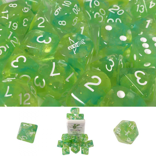 Polyhedral Dice Set: Diffusion Rangers Mark with Symbol dice w/ Archd4 & Balanced20 (15)