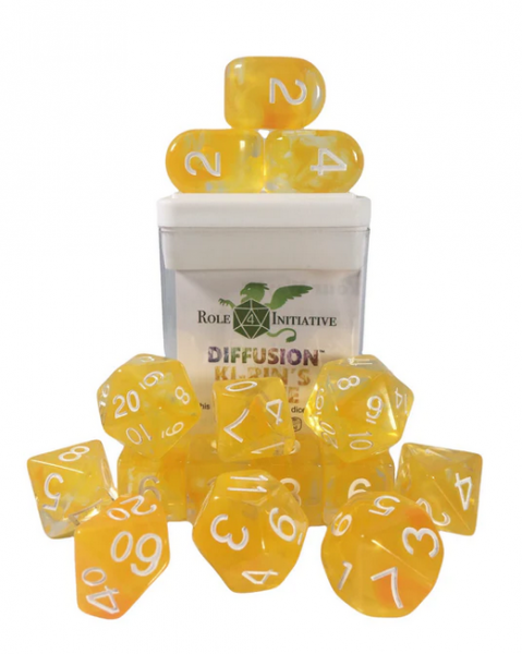 Polyhedral Dice Set: Diffusion Ki-Rins Grace w/ Archd4 & Balanced20 (15)