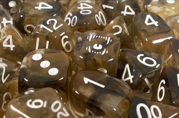 Polyhedral Dice Set: Diffusion Werewolfs Bite with Symbol w/ Archd4 & Balanced20 (15)