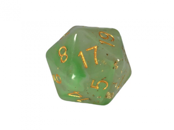 d20 Single: 29mm Diffusion - Gilded Griffin (all numbers) (1)