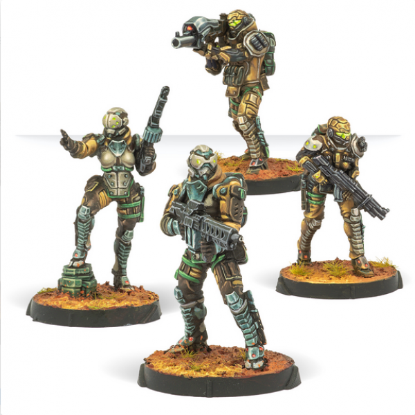 Infinity (#1017): Hassassin Fireteam Pack Alpha