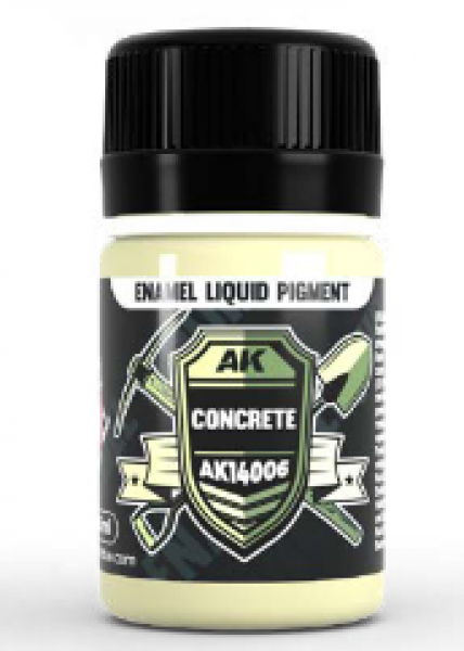 AK-Interactive: (Pigment) Liquid Enamel - Concrete (35ml)