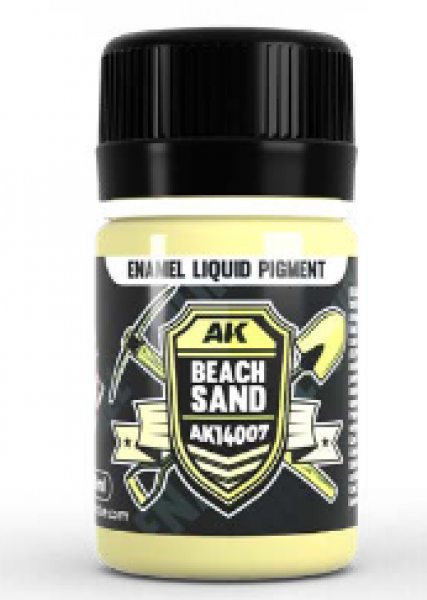 AK-Interactive: (Pigment) Liquid Enamel - Beach Sand (35ml)