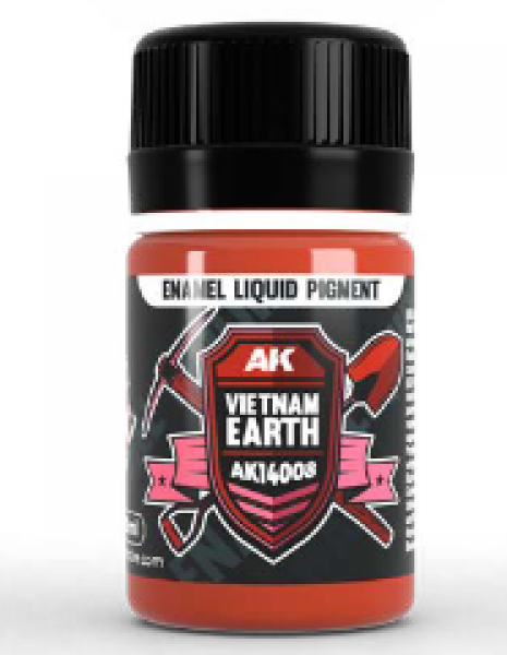 AK-Interactive: (Pigment) Liquid Enamel - Vietnam Earth (35ml)