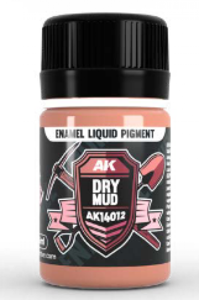 AK-Interactive: (Pigment) Liquid Enamel - Dry Mud (35ml)