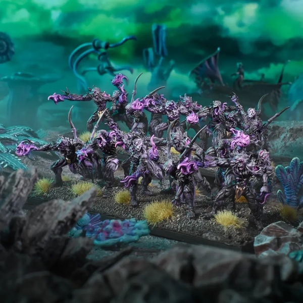Kings of War: Twilight Kin Voidtouched Mutants / Weavers Regiment