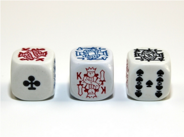 16mm Opaque Poker Dice (1)