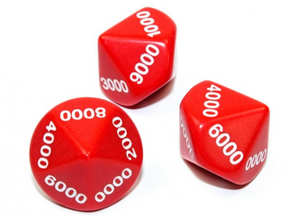 d10 Opaque 0000-9000 Red/white (1)