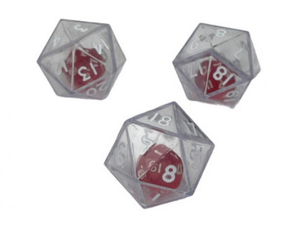 20 Sided Double Dice Clear (1)
