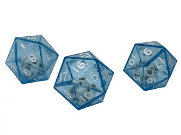 d20 Double Dice Blue/white (1)