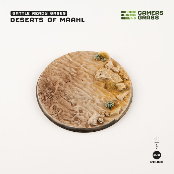 Gamers Grass Base: Deserts of Maahl - Round 100mm (x1)