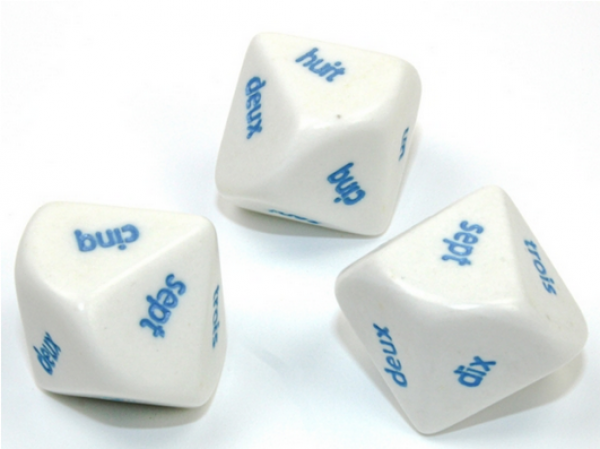 d10 French Word Numbers White/Blue (1)