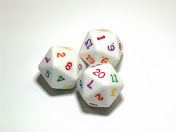 d20 Opaque White/rainbow (1)