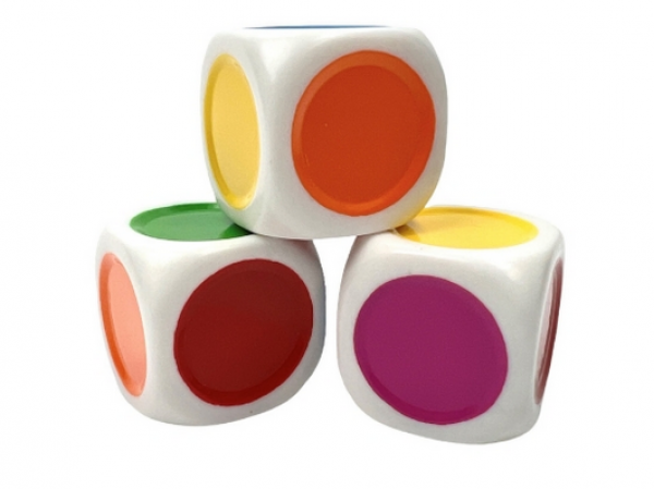 Single Spot 20mm d6 (Blue, Orange, Red, Yellow, Purple, Green) (1)