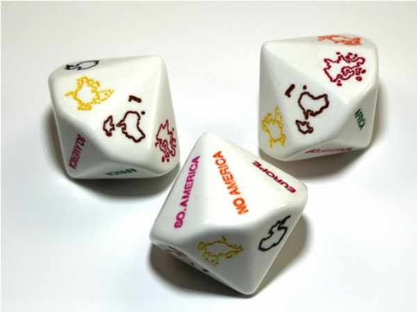 d14 Continents White/multi color (1)