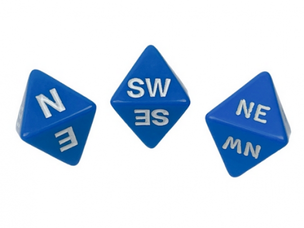 Compass d8 Blue /white (1)