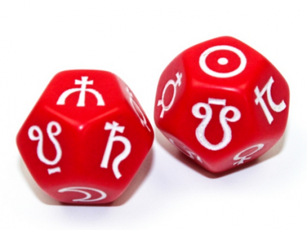 Planets Red/white 18mm d12 (1)