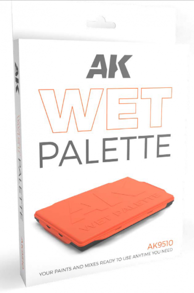 AK-Interactive:  Wet Palette (Includes 40 papers sheets + 2 wipes)