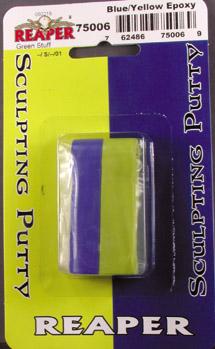 Green Stuff Putty - Blue/Yellow Epoxy (4'' Strip)
