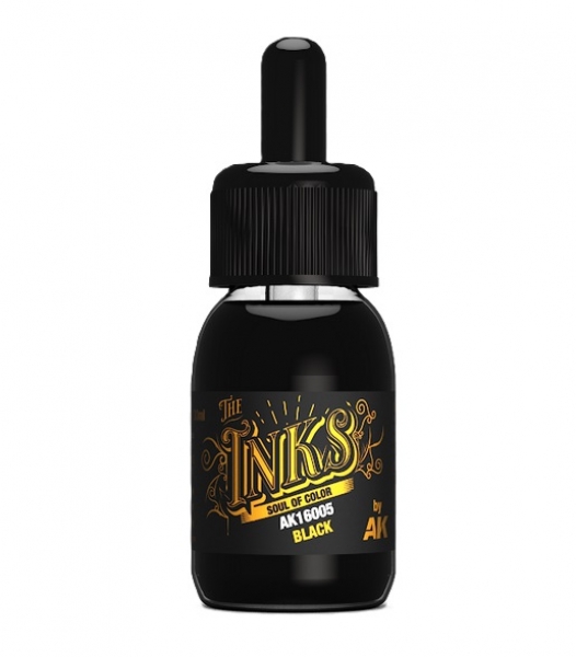 AK-Interactive: The INKS - BLACK (30mL)