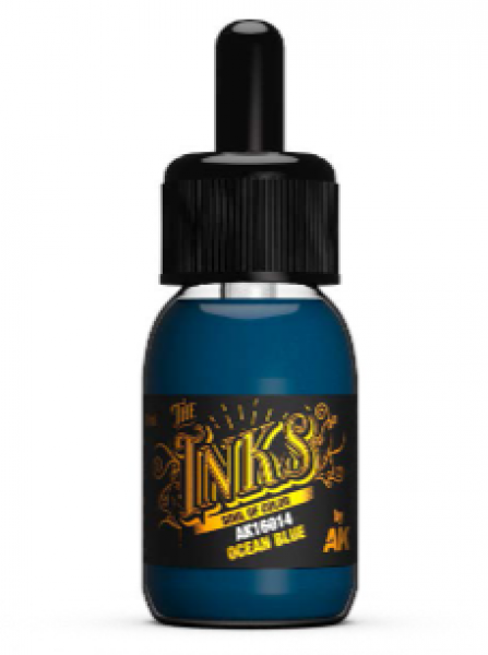 AK-Interactive: The INKS - Ocean Blue (30mL)