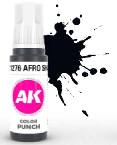AK-Interactive: (3rd Gen) Acrylics - Color Punch Afro Shadow (17mL)