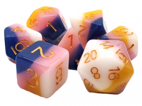 Old School RPG Dice Set: Gradients - Boy or Girl? (7)