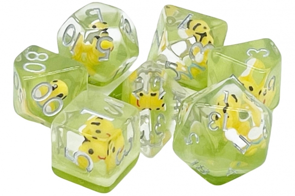 Old School RPG Dice Set: Animal Kingdom - Baby Bumblebee (7)