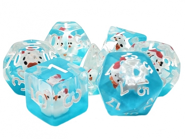 Old School RPG Dice Set: Animal Kingdom - Holiday Duck (7)