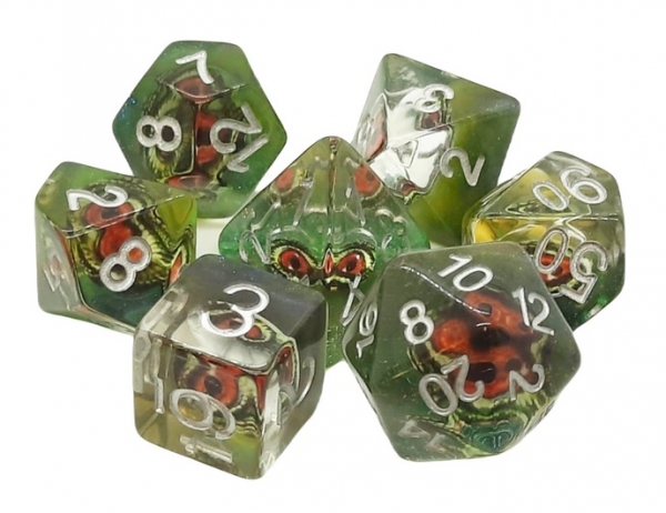 Old School RPG Dice Set: Infused - Dragon Eye Mist (7)