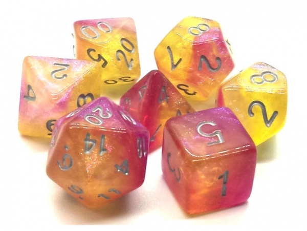Old School RPG Dice Set: Galaxy - Supernova (7)