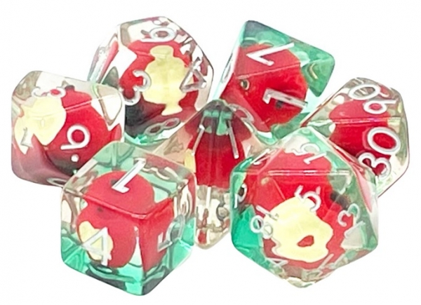 Old School RPG Dice Set: Infused - An Apple a Day (7)