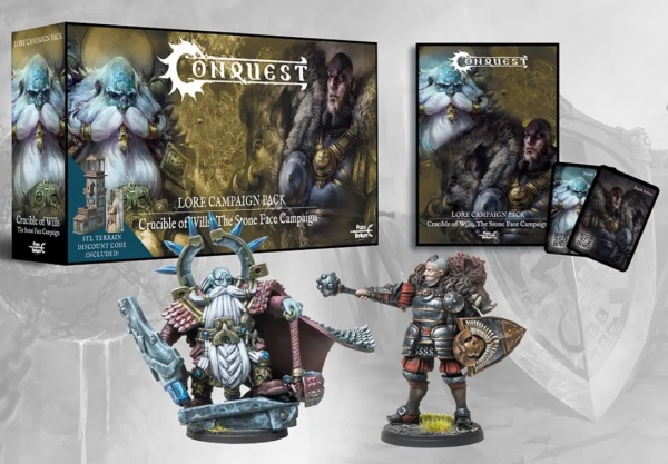 Conquest: Lore Campaign Pack - Crucible of Wills, The Stone Face Campaign [LIMITED]