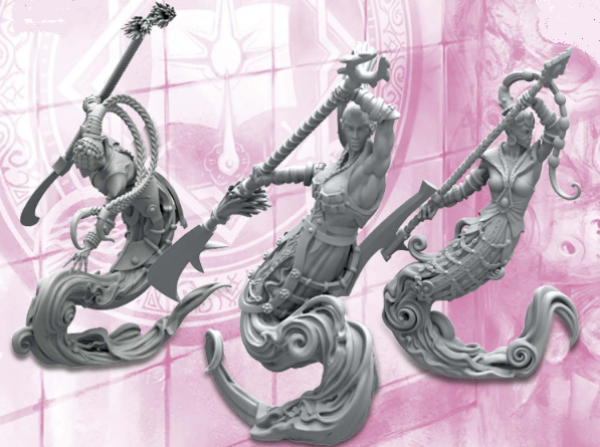 Conquest: Sorcerer Kings - Steelheart Djinn (with Polearms)
