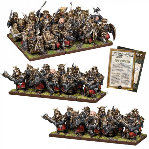 Kings of War 3rd Edition: Abyssal Dwarfs Ambush Starter Set