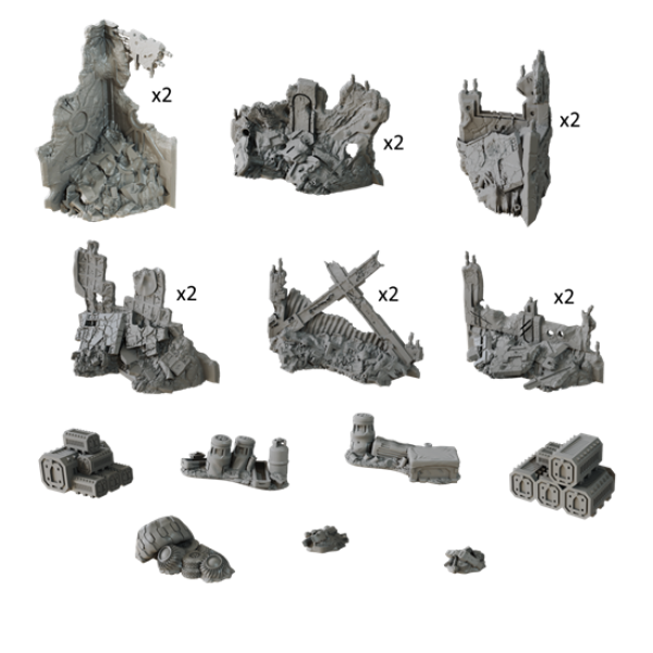 Terrain Crates: Deadzone Ruins