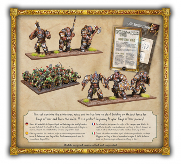 Kings Of War 3rd Edition: Ogre Ambush Starter Set