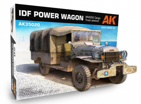 AK-Interactive: IDF Power Wagon WM300 Cargo Truck w/winch (1:35 scale)
