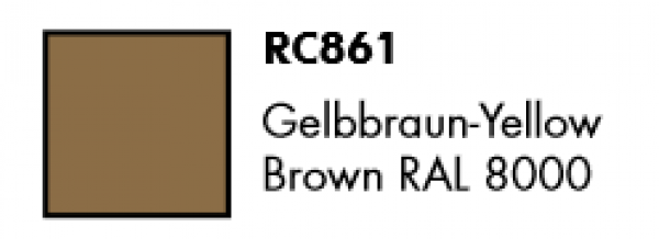 AK-Interactive: Real Colors Lacquer Military - Gelbbraun-Yellow Brown RAL 8000 (17mL)