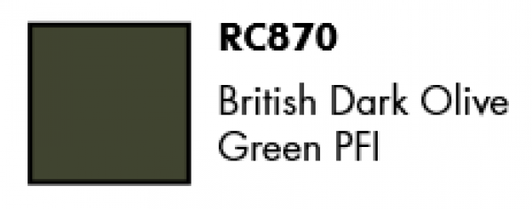 AK-Interactive: Real Colors Lacquer Military - British Dark Olive Green PFI (17mL)