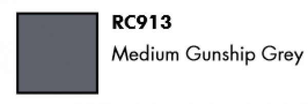 AK-Interactive: Real Colors Lacquer Military - Medium Gunship Grey (17mL)