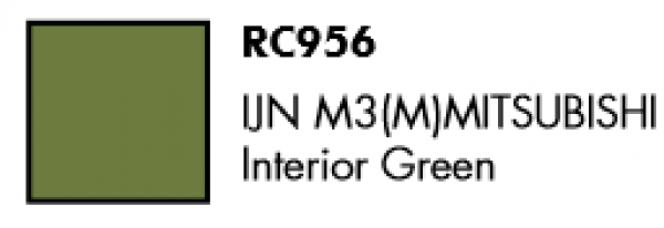 AK-Interactive: Real Colors Lacquer Military - IJN M3(M)MITSUBISHI Interior Green (17mL)
