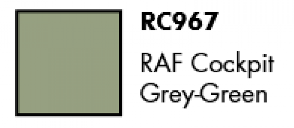 AK-Interactive: Real Colors Lacquer Military - RAF Cockpit Grey-Green (17mL)