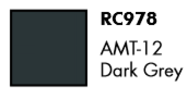 AK-Interactive: Real Colors Lacquer Military - AMT-12 Dark Grey (17mL)