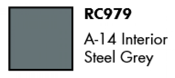AK-Interactive: Real Colors Lacquer Military - A-14 Interior Steel Grey (17mL)