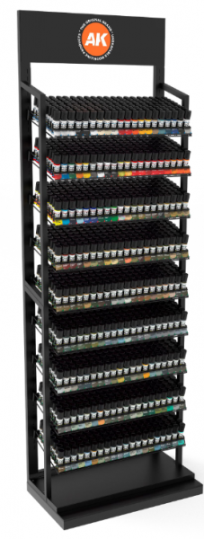 AK-Interactive: Real Colors Lacquer 17ml AK Modular Display