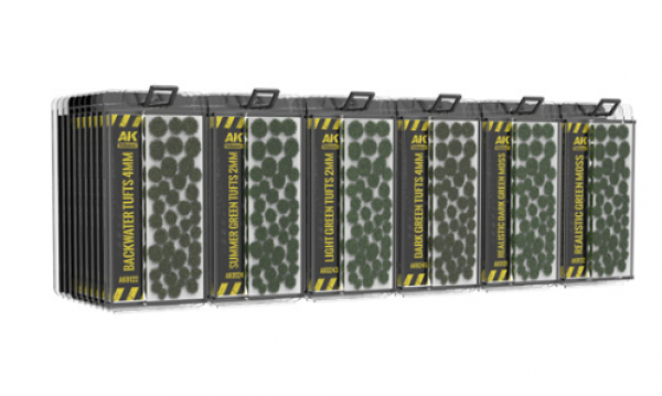 AK-Interactive: Wargame Realistic Vegetation Module  (for AKEXPH007 Rack)