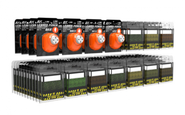 AK-Interactive: Punch and Realistic Leaves Module (for AKEXP0013 Rack)