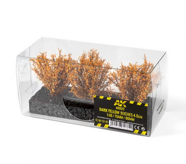 AK-Interactive: Dark Yellow Bushes 4-5cm 1:35 / 75mm / 90mm